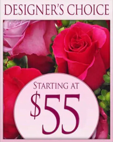 Fishers Designer's Choice $55 Flower Arrangement