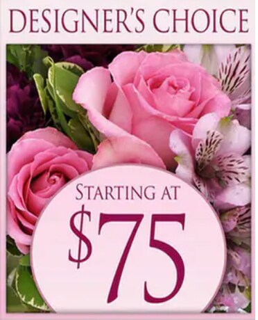 Fishers Designer's Choice $75 Flower Arrangement