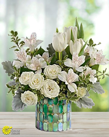 Divine Mosaic Flower Arrangement