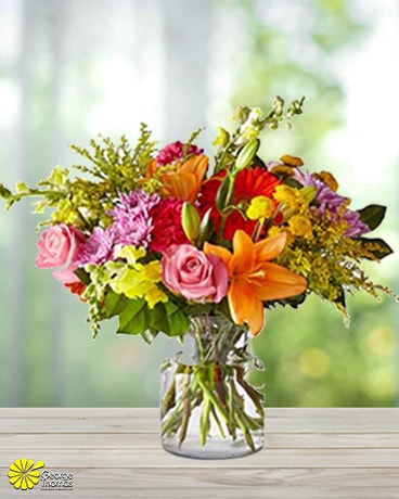Party Punch Bouquet Flower Arrangement