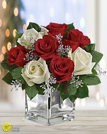 Snowy Nights Bouquet Flower Arrangement