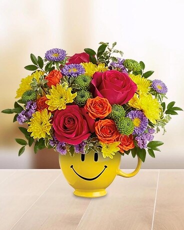 ♡HAPPY Choose Happy Bouquet in Indianapolis IN - George Thomas Florist
