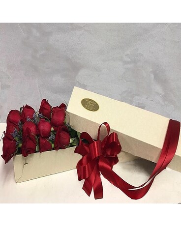 Red Rose Gift Box In Herndon Va Herndon Florist Inc