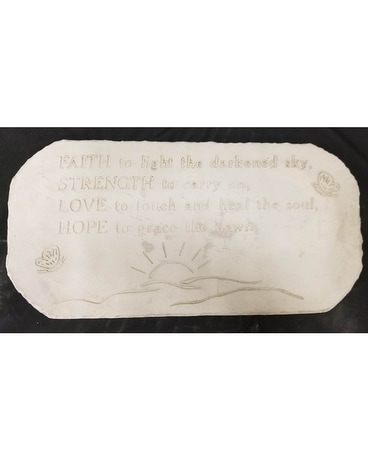 Faith, Strength, Love & Hope Stone Custom product