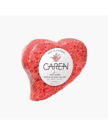 Caren Red Cocoa Soap Sponge Gifts