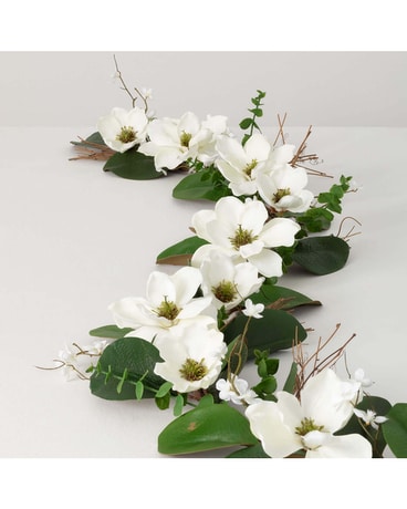 Magnolia Garland Dried Flowers