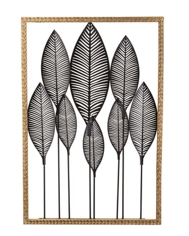 Framed Layered Feather Wall Decor Gifts