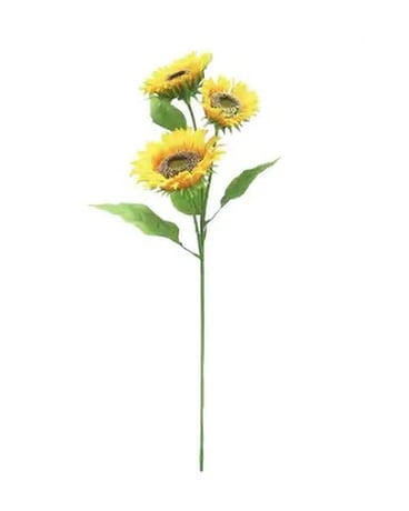 Permanent 42 inch Sunflower Sprays Dried Flowers