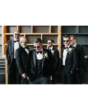 Hyde House Tampa - Groomsmen Wedding Arrangement