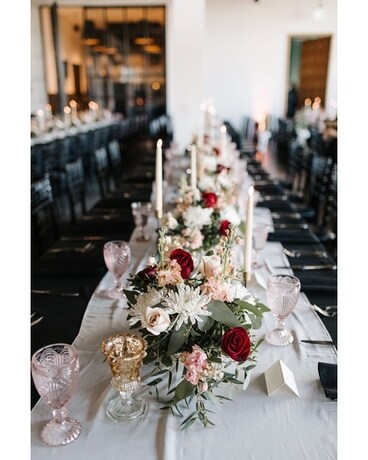 Hyde House Tampa - Reception Wedding Arrangement