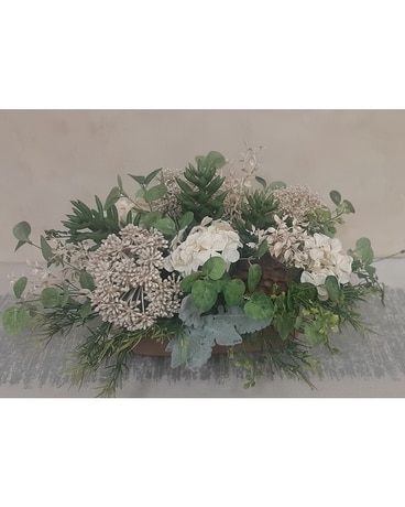 Natural Faux Centerpiece Dried Flowers