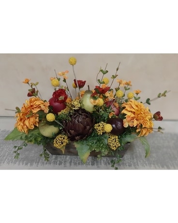 Silk Fall Box Dried Flowers