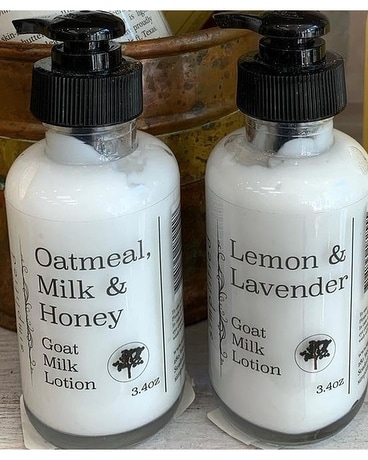 Simplified Goat Milk Lotion 8 oz in glass jar Gifts