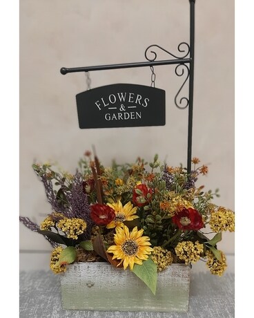 Permanent Flower Garden Box Dried Flowers