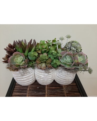 Artificial Succulent Garden Flower Arrangement