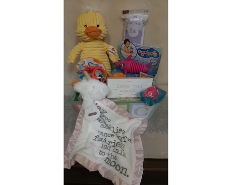 Baby Girl Gift Box Gift Basket