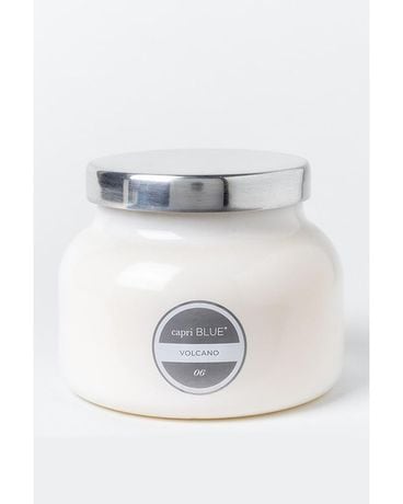 Capri Blue Volcano White Jar Candle Jar Candle