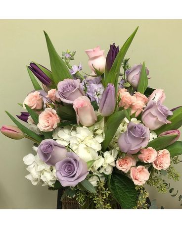 Pleasing Pastels Flower Arrangement
