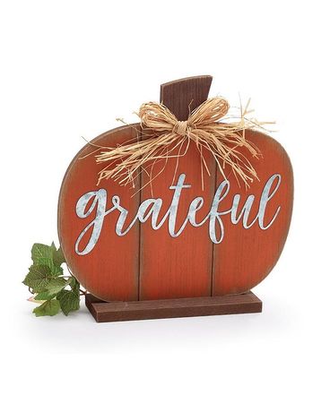 Grateful Wood Pumpkin Gifts