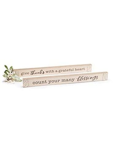 Shelf Sitter Messages Cream Gifts