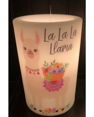 La La Llama Candle Sleeve Set Gifts