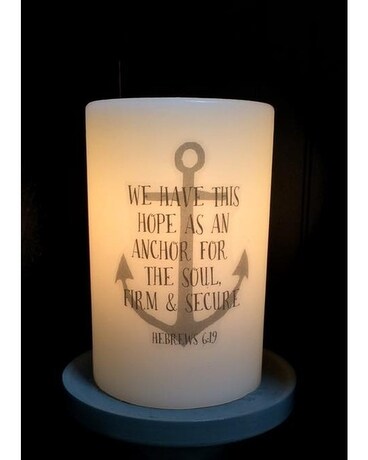 Hope Anchor Candle Sleeve Set Gifts