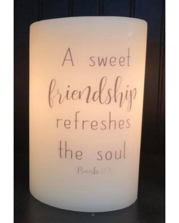 Friendship Refreshes Soul Candle Sleeve Set Gifts