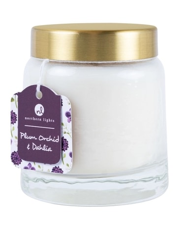 Plum Orchid & Dahlia Candle Jar Candle