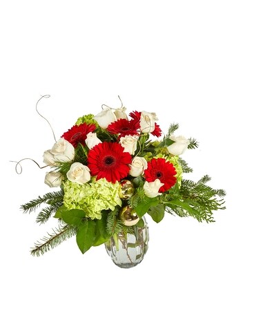 Red Frost Flower Arrangement