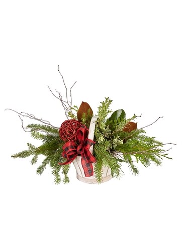 Yuletide Greetings Flower Arrangement