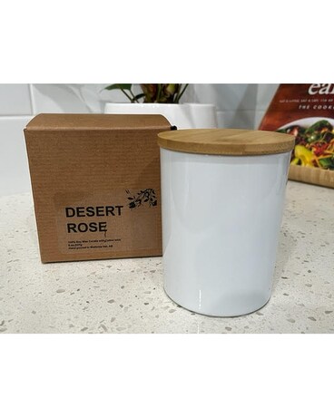 Desert Rose scent-soy wax candle-Desert Rose scent Jar Candle
