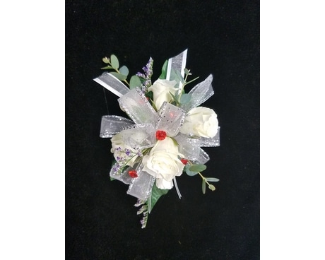 Spray Roses White Corsage