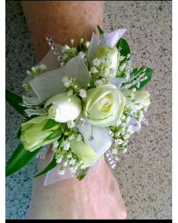 White Rose Corsage Corsage
