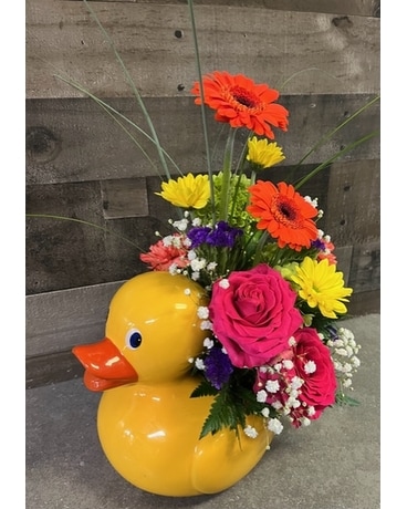 Life's just Ducky Flower Arrangement