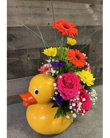 Quackers Flower Arrangement