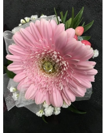 Pink Gerbera Corsage