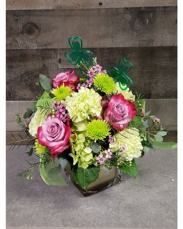 Garden Cube Flower Arrangement