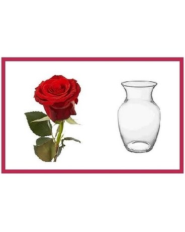 Classic Roses Vased 1 to 12 Pickup Special Flower Arrangement