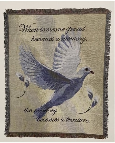 When Someone Special Dove Tapestry Throw Blanket Gifts
