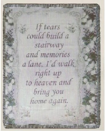 If Tears Could Build Tapestry Throw Blanket Flower Arrangement