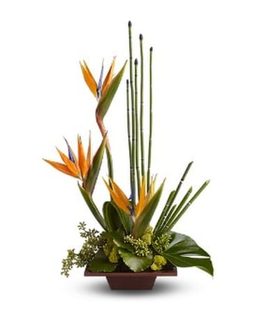 Bamboo Rainforest Bouquet Flower Arrangement