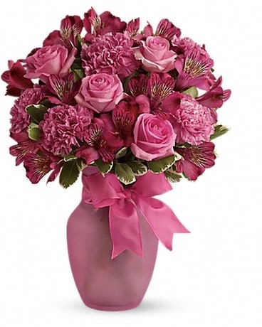 Pink Blush Bouquet Flower Arrangement