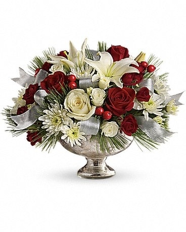 Season's Finest Centerpiece Flower Arrangement