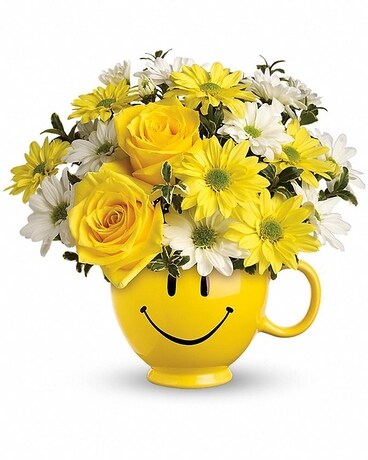 Be Happy® Bouquet with Roses Flower Arrangement