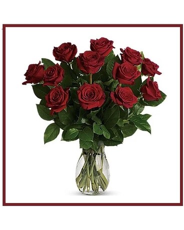 Dozen Red Rose Pickup Special Flower Arrangement