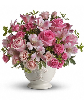 Teleflora's Pink Potpourri Bouquet with Roses Flower Arrangement