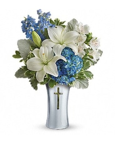 Teleflora's Skies Of Remembrance Bouquet Flower Arrangement