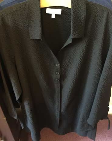 Black Blouse Flower Arrangement