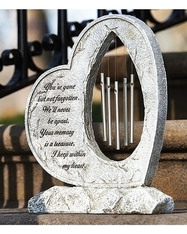 Heart Garden Stone Chime Custom product