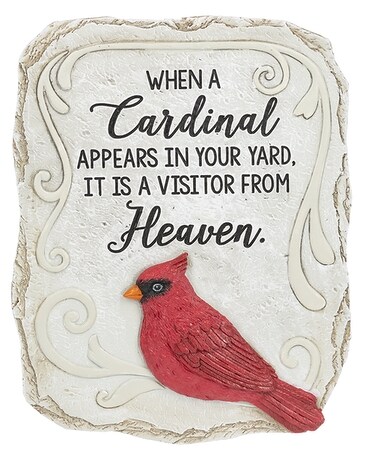 Cardinal Heaven Garden Plaque Custom product